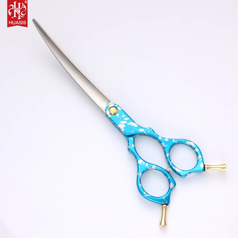 HUASIS HU57 Профессиональные 6-дюймовые 6 5-дюймовые 7-дюймовые ножницы для ухода за
