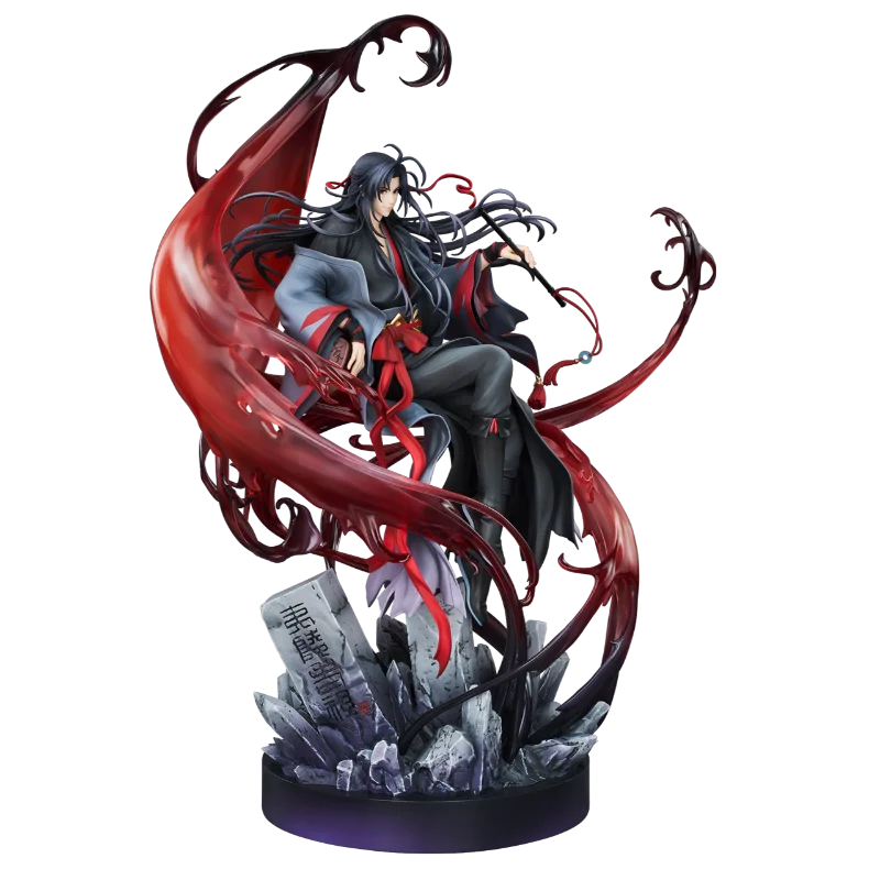 

37 см Φ 100% оригинальная большая Статуэтка аниме, созданная Wei Wuxian, основатель GSAS, илилинг-предк Ver