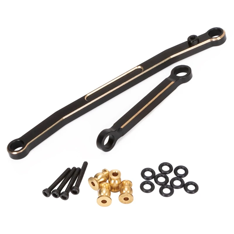 

Brass Steering Rod Tie Links For 1/24 RC Crawler Car Axial SCX24 Gladiator JLU Bronco Deadbolt C10 90081 Upgrade Parts