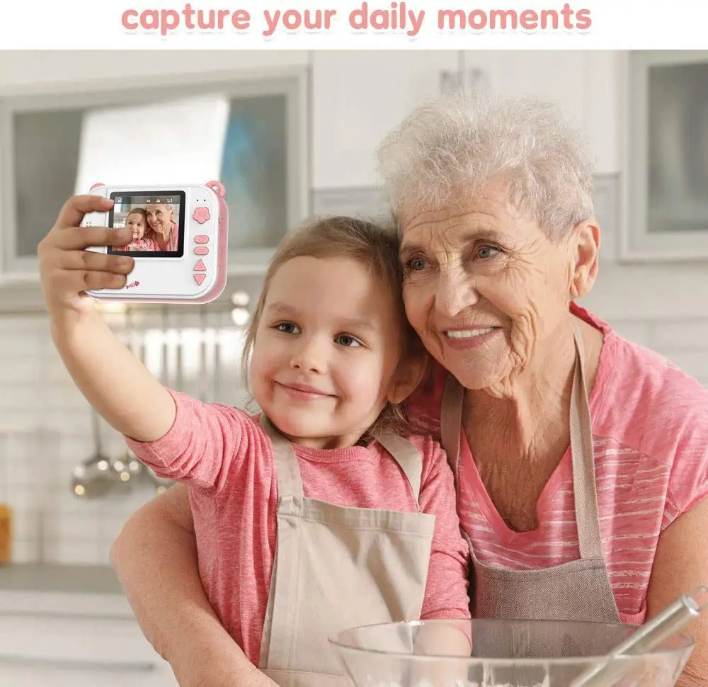 

Детская Цифровая камера Polaroid детская печатная камера с пересечением границ новая мультяшная оригинальная фотокамера «сделай сам»