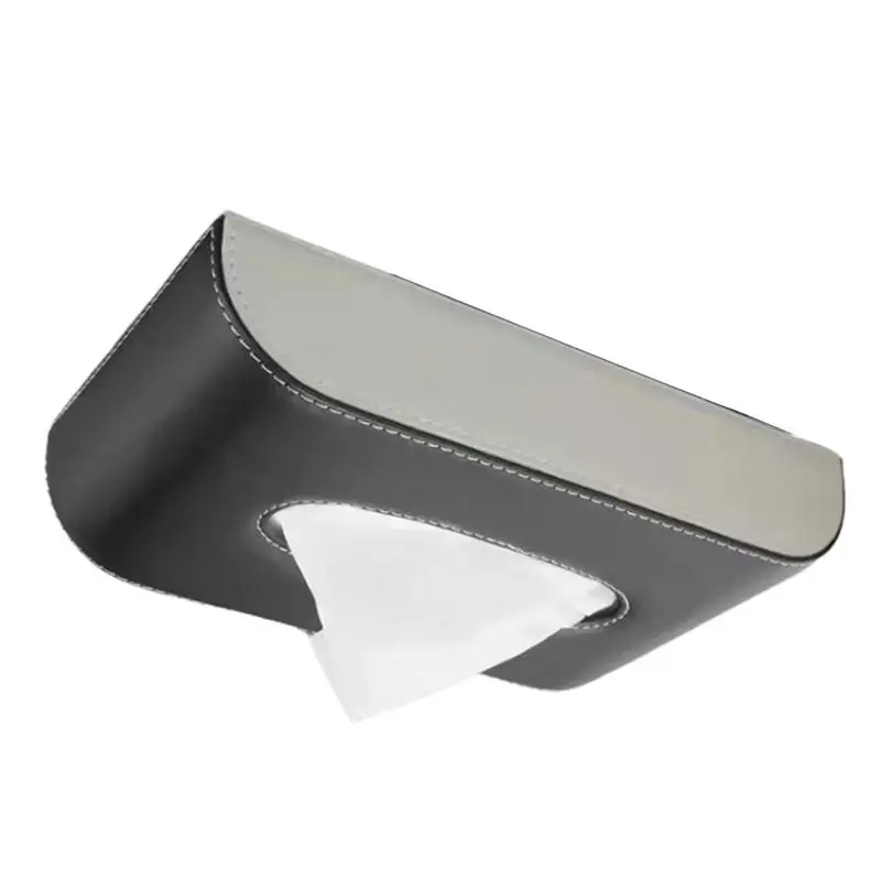 

Sun Visor Tissue Holder PU Leather Car Tissue Box Car Visor Napkin Holder PU Leather Car Tissue Storage Box Visor Backseat
