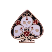 c2638 funny heart of spades enamel pins collect men women fashion jewelry gift metal cartoon brooch backpack collar lapel badges