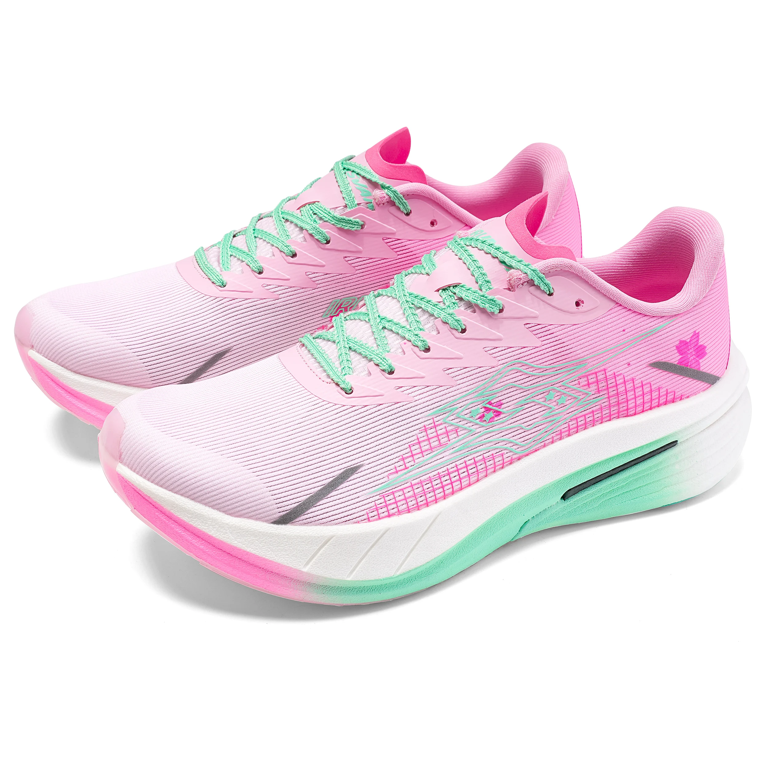 IRUNSVAN 2024 Оригинальные кроссовки для бега с углеродной пластиной мужские