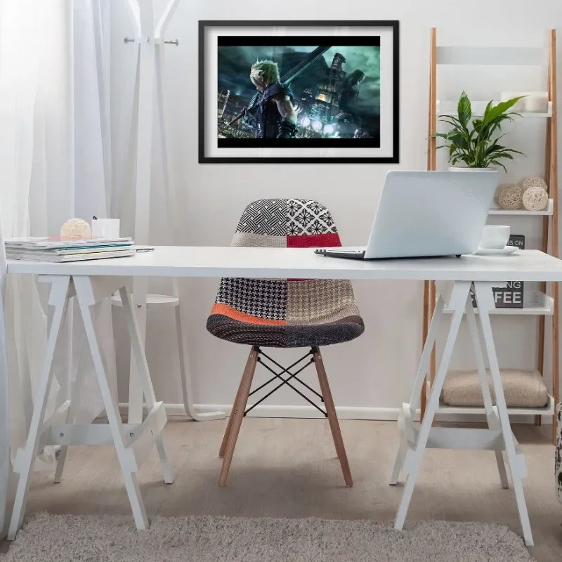 Final Fantasy VII Heavensward Map Online Redesign - Настенное Искусство С Принтом На Холсте