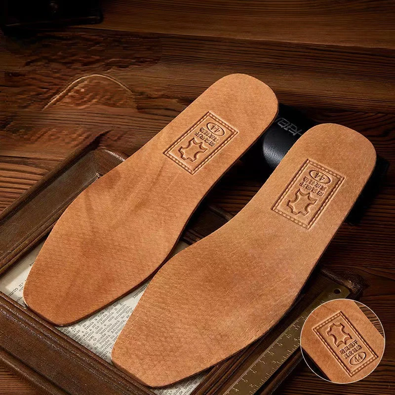 Genuine leather insole for men comfortable sweat-absorbing breathable cowhide insole insole thickened cowhide insole women's