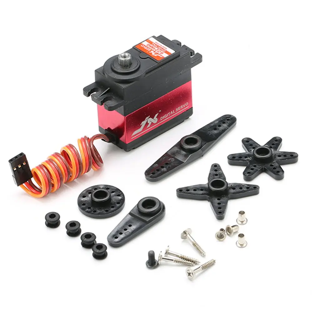 

JX PDI-6221MG 20KG Metal GearLarge Torque Digital Standard Servo 180 Degree for RC Car RC Boat Helicopter Model
