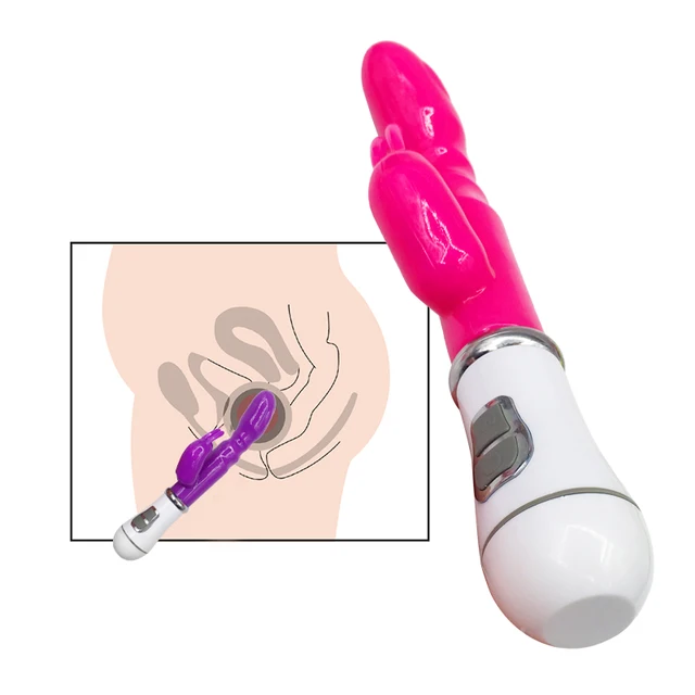 Sex Toy Rabbit Vibrators Vagina G Spot Clitoris Nipple Dual Stimulator Massager Dildo Vibration AV Stick For Women Adult Product 2