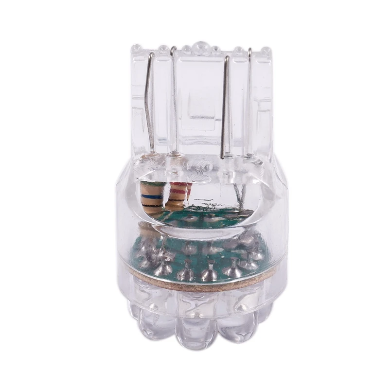 2X белые T20 7443 7440 9 светодиодов стоп-сигнал поворота задние фонари лампы DC 12 В