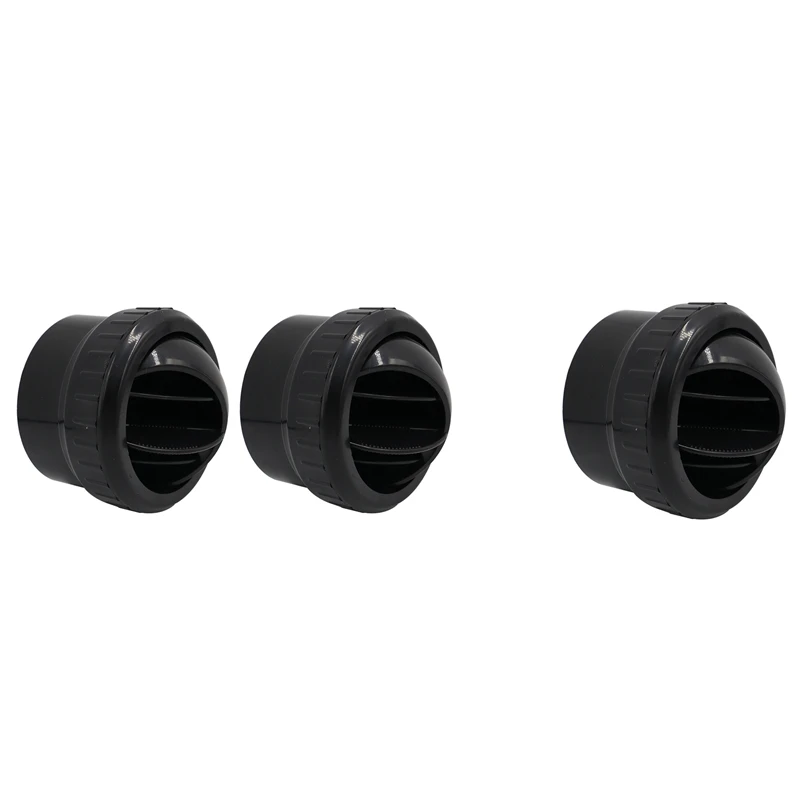 Car A/C Vent Air Outlet Rotating Conditioning Ventilation Interior Exhaust Grille For RV ATV Boats Yacht