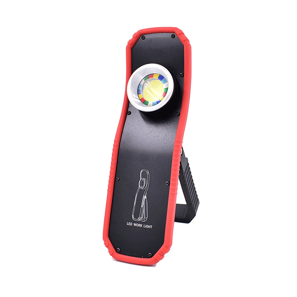 

60W Portable LED Work Light Stepless Lights Flashlight Torch Hanging Hook Lamp Car Detailing Tools Repair Camping