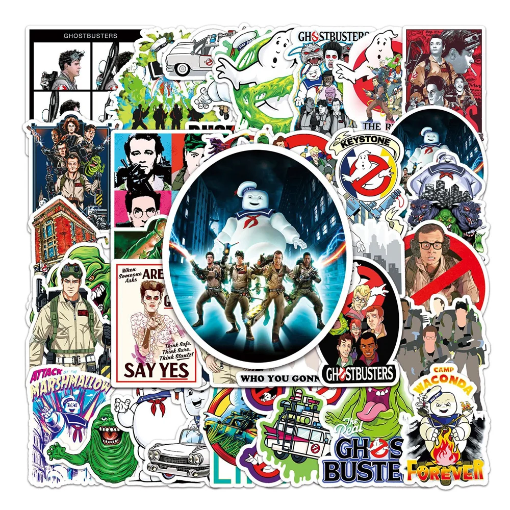 10/30/50Pcs American Drama Ghostbusters Adesivi Graffiti Adesivi Fai Da Te Skateboard Water Cup Valigia Adesivi All'Ingrosso