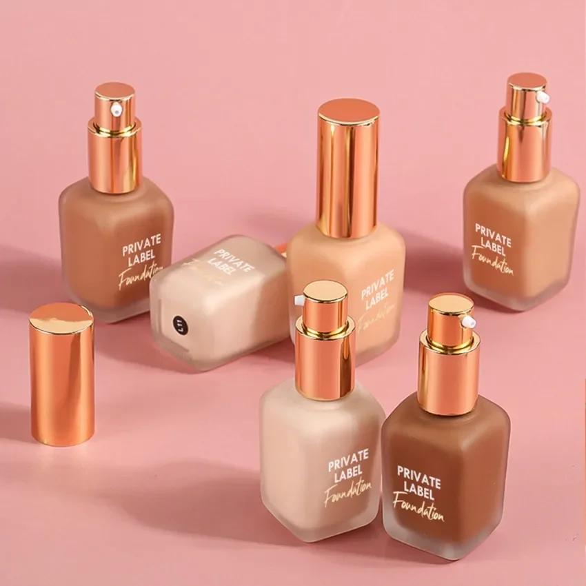 Фирменная торговая марка 35 мл Жидкая основа для макияжа натуральный стойкий