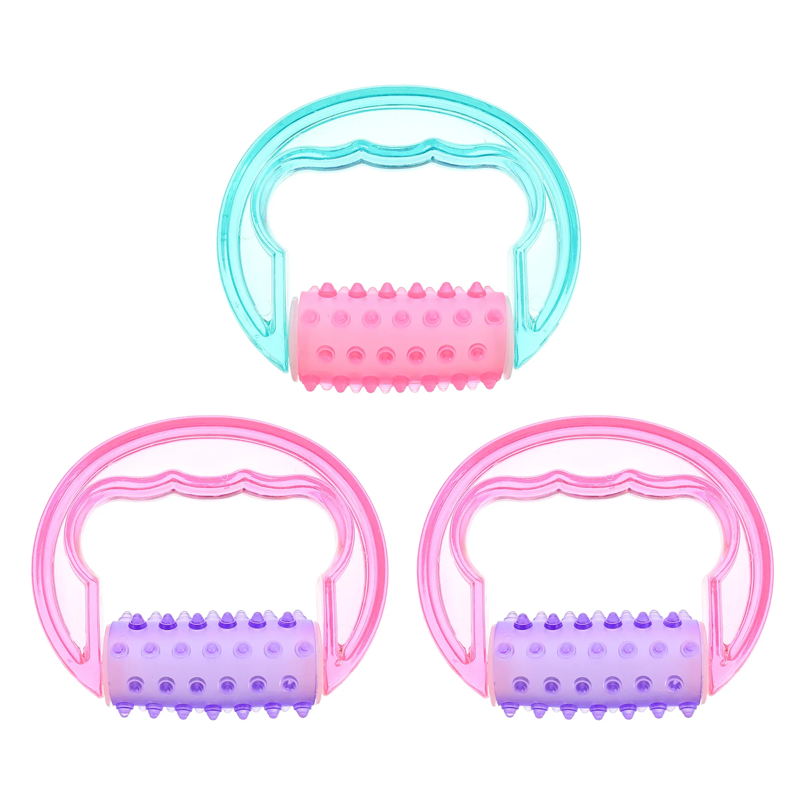 

3PCS Cellulite Massage Roller Massager Legs Arms Muscle Pain Relief Roller
