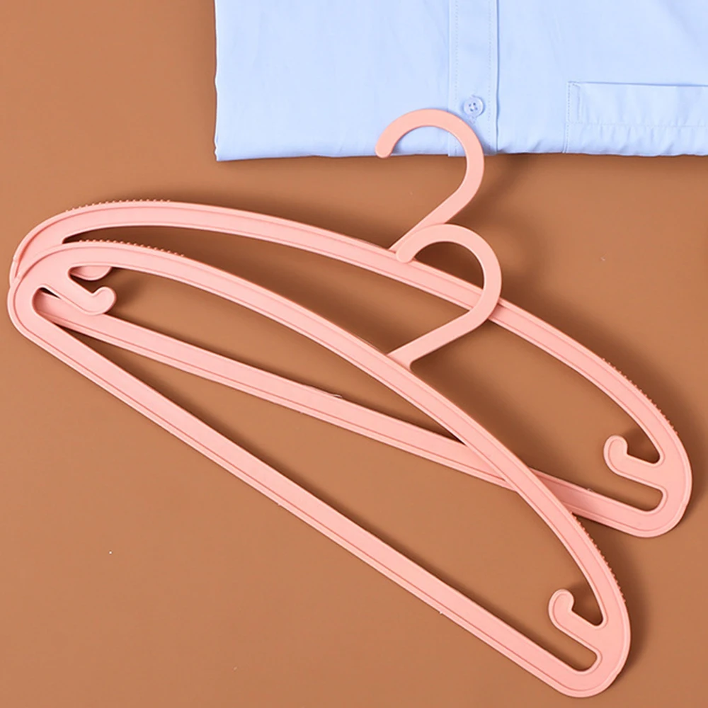 

Household Wide Shoulder Shirt Hanger Non-slip Plastic Thickened of 10 Pack Clothes Hangers Plastic Durable Plastic Hangers XHC88