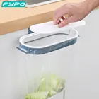 Настенная подставка для кухонного шкафа, дверь шкафа, корзина, подставка для мусора с крышкой, кухонные корзины для мусора