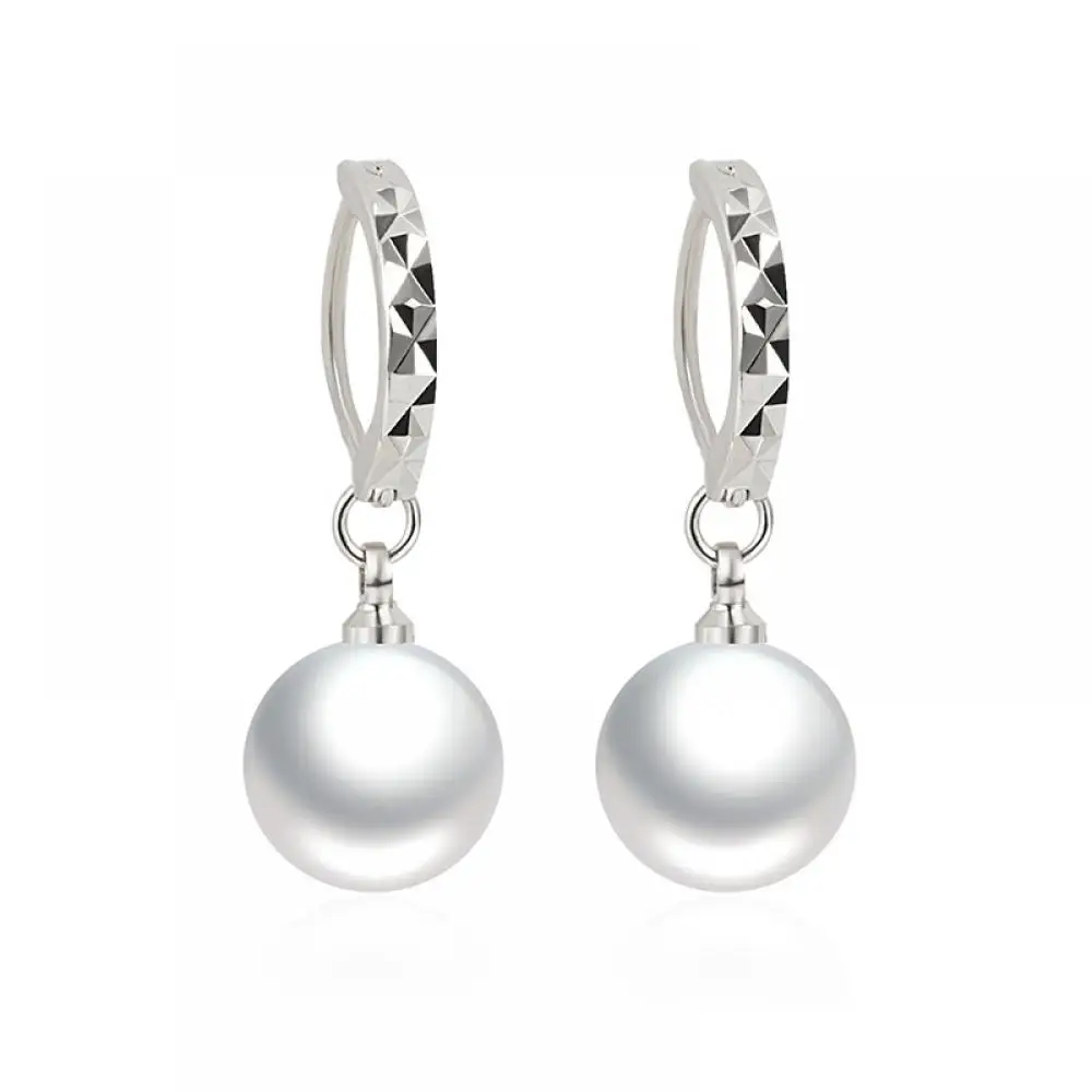 

HOYON, 18K, белое золото, цвет S925, серьги с жемчугом, женские серьги, ювелирные изделия, модные, темпераментные, для женщин, подарок на день рождения