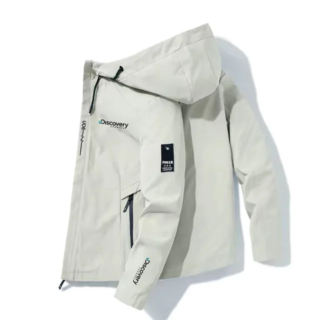 Discovery 2023 Bomber Jacket Men's Windbreaker Zip Coat Spring Autumn Casual Work Jacket Fashion Outdoor Adventure Jacket 2