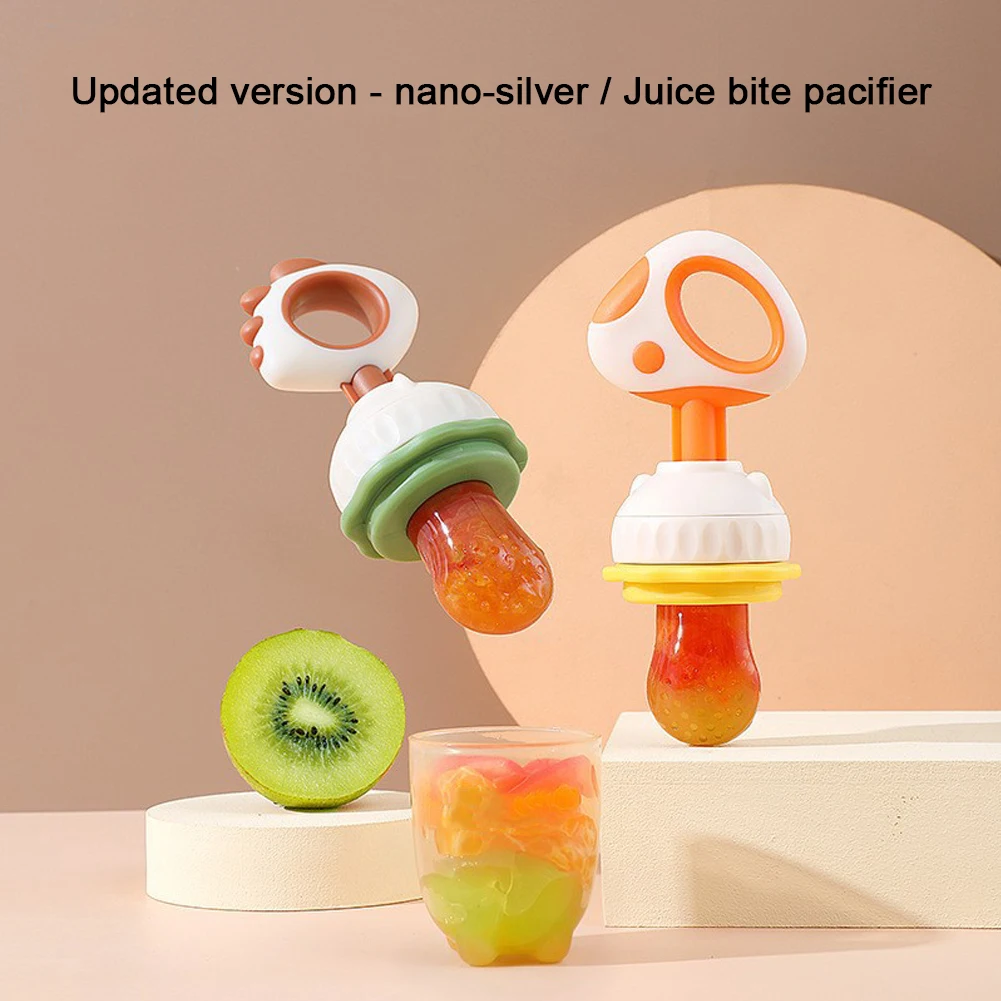 Mother Town Silicone Baby Pacifier Safety Silicone Fruit and Vegetable Food Fruit Bite Bag Baby Eat Fruit Food Supplement