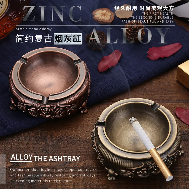 

Portable Ashtray Creative European Vintage Ashtray Mini Ashtray Outdoor Household Ashtray Ash Trayy Portable Ashtray