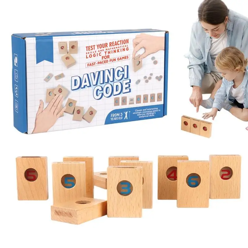 

Wooden Tower Blocks Toy Decryption Tower Board Game Montessori Educational Children Toys Birthday Gifts For Kids