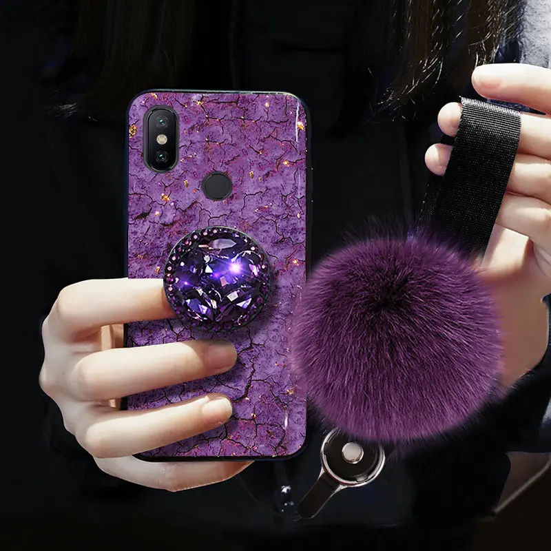 Luxury Glitter Case For Xiaomi Redmi Note 11S 11 10 Pro 8 8T 4A 4X 5 5A 6 6A 6Pro 7 7A 8 8A K20 Pro Silicon Marble Holder Cover
