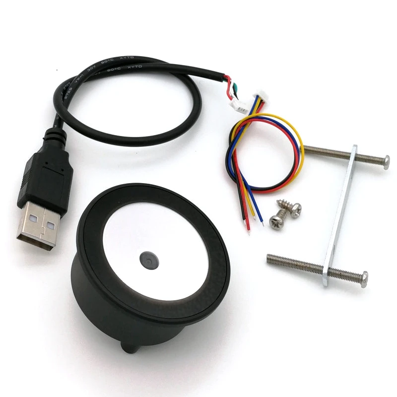 

Hot 3C-GM73 Small Round Easy Installation USB UART 1D 2D QR Code Barcode Scanner Reader
