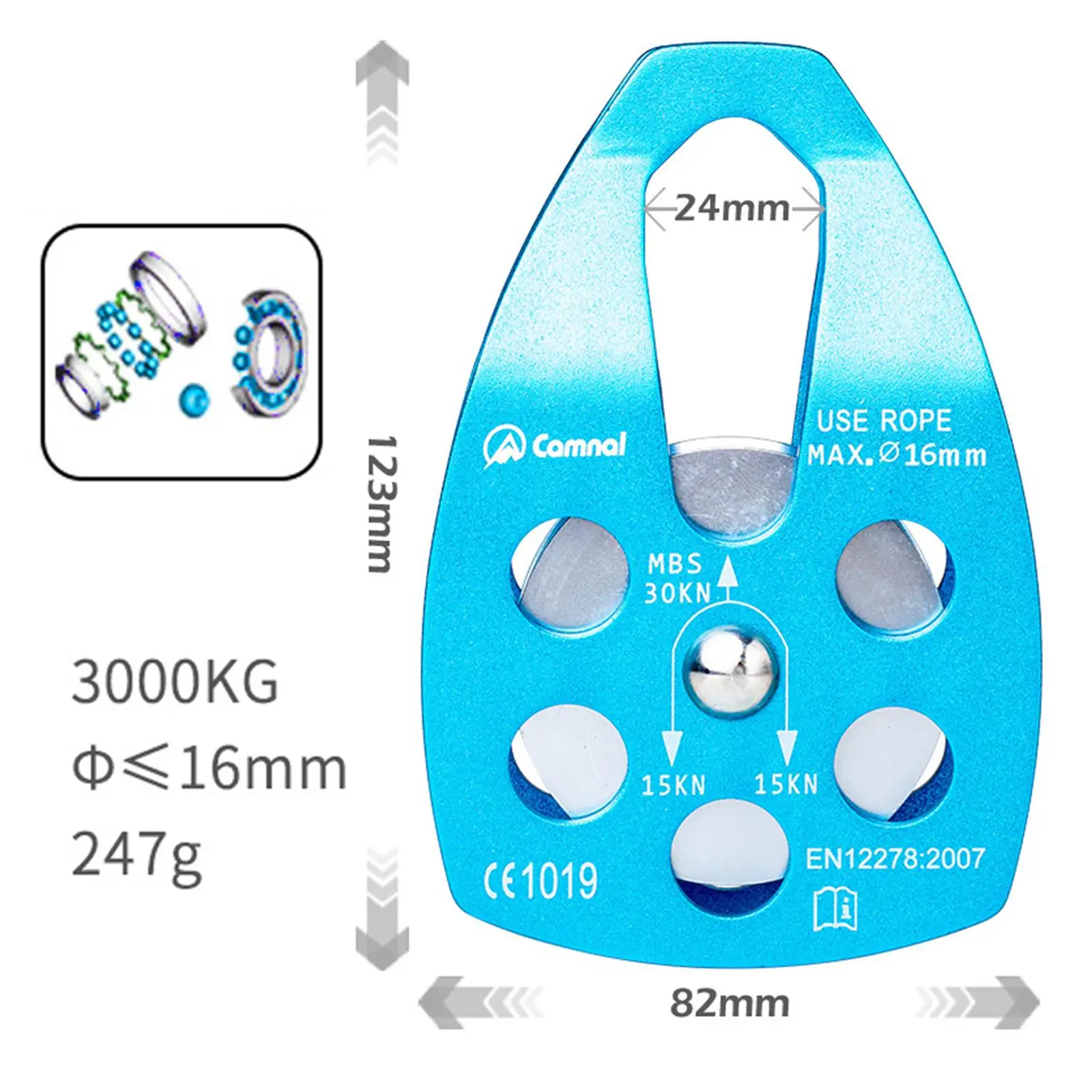 Шкив шкивы подъемный микрошкив арбористское оборудование