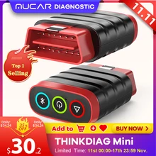 THINKCAR THINKDIAG Mini obd2 Bluetooth Scanner All Cars Full System Diagnose Lifetime Free Auto Diagnostic Tool Read/Clear Error