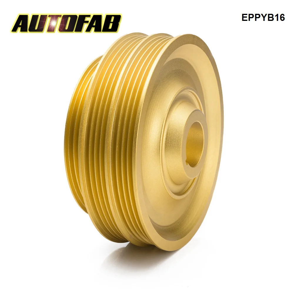 AUTOFAB Aluminum Underdrive Crankshaft Pulley For Honda 99-01 94-01 B18 B16 Civic Jdm EPPYB16 | Engine