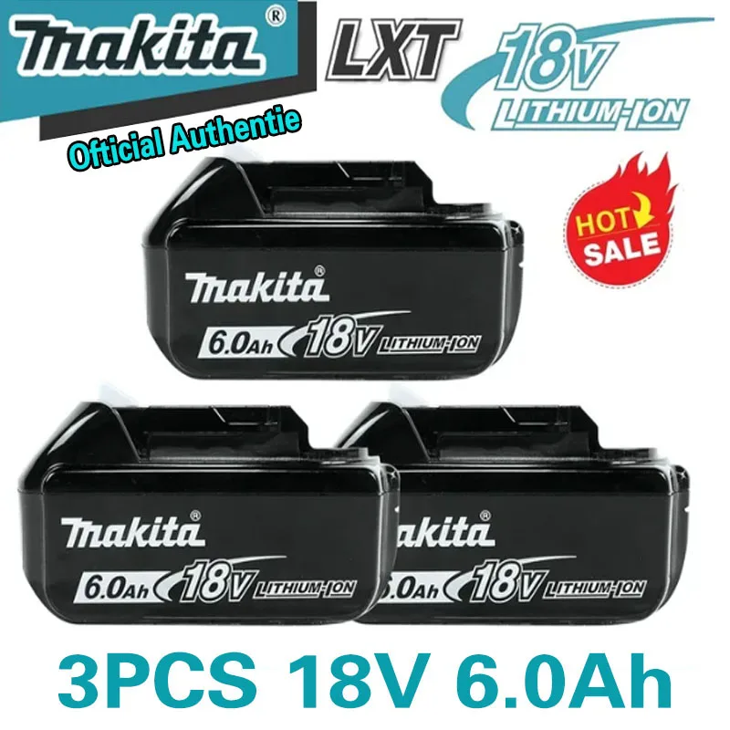 Makita-батарея 100% оригинал Оригинал 18 В bl1850b BL1850 bl1860 bl1830 LXT400 6 0 Ач