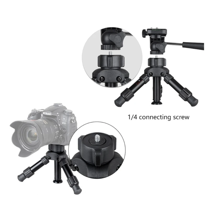 

Mini Camera Tripod Multi-angle Camera Tripod with Universal 1/4 Screw Mount Flexible Multi-angle F19E