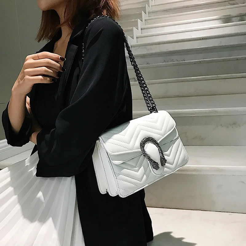 

2022 Trend New Fashion Handbags for Women Crossbody Shoulder Bag Lattice Pattern PU Leather Messenger Bags Purse Casual Portable