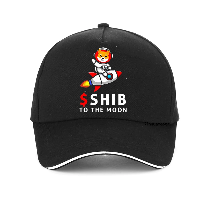 

High Quality Men Shib hat $Shib To The Moon Shiba Inu Coin Shiba Token Shiba Crypto Pure Cotton Baseball Cap