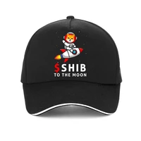 high quality men shib hat shib to the moon shiba inu coin shiba token shiba crypto pure cotton baseball cap
