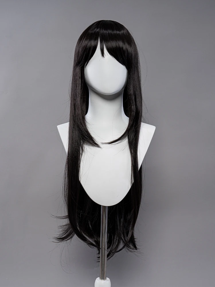 Женский парик для косплея Homura Madokaa Magicaa Akemii длинные черные волосы