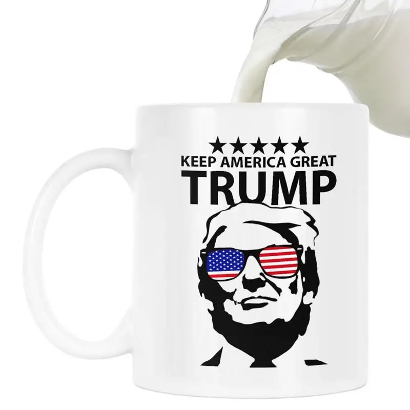 

Trump Coffee Mugs Ceramic Donald-Trump Coffee Tea Cups Drinkware Gift Printed Picture Cup For Tea Tea Coffee Easy Grip Mugs