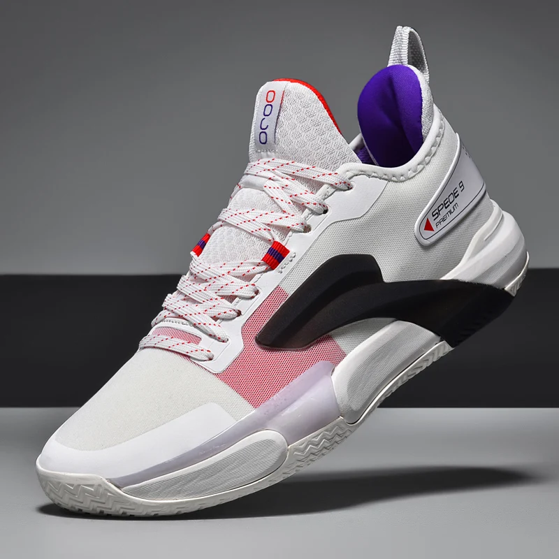 Brand New Mens Lightweight Basketball Shoes Breathable Training Athletic Sneakers Confortable Sport Tennis Shoes Couple Sneakers