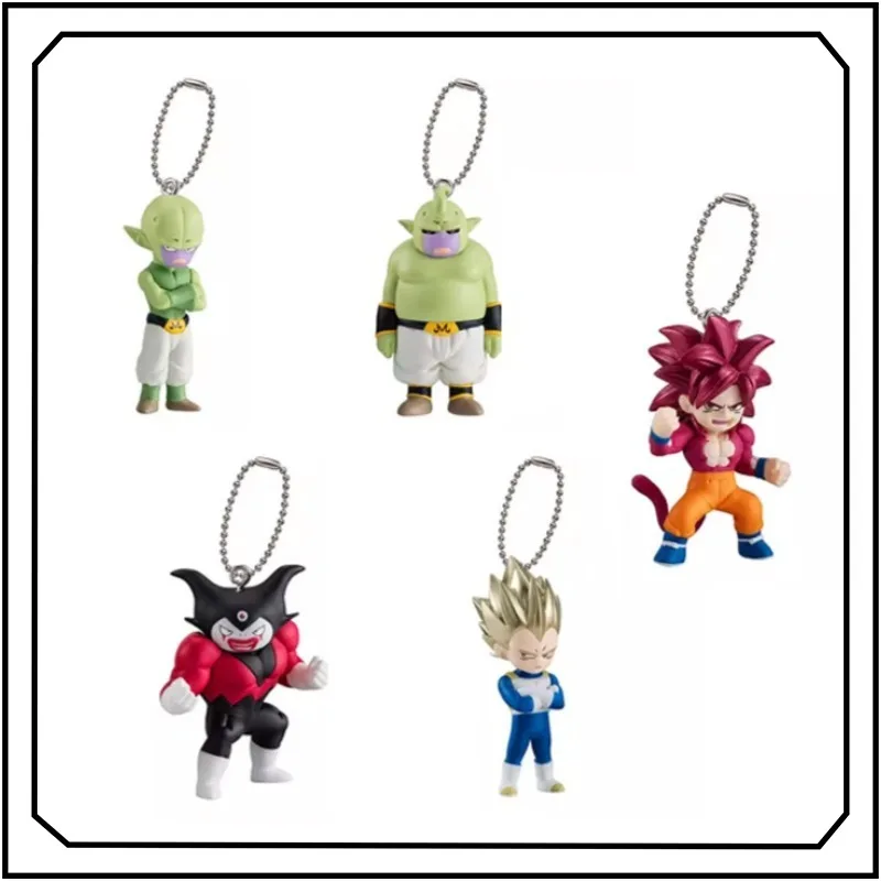Фото Dragon Ball Gashapon Son Goku Piccolo Подвеска Милый мультфильм Студенческий школьный рюкзак Украшение Брелок Фигурка Модель игрушки №1