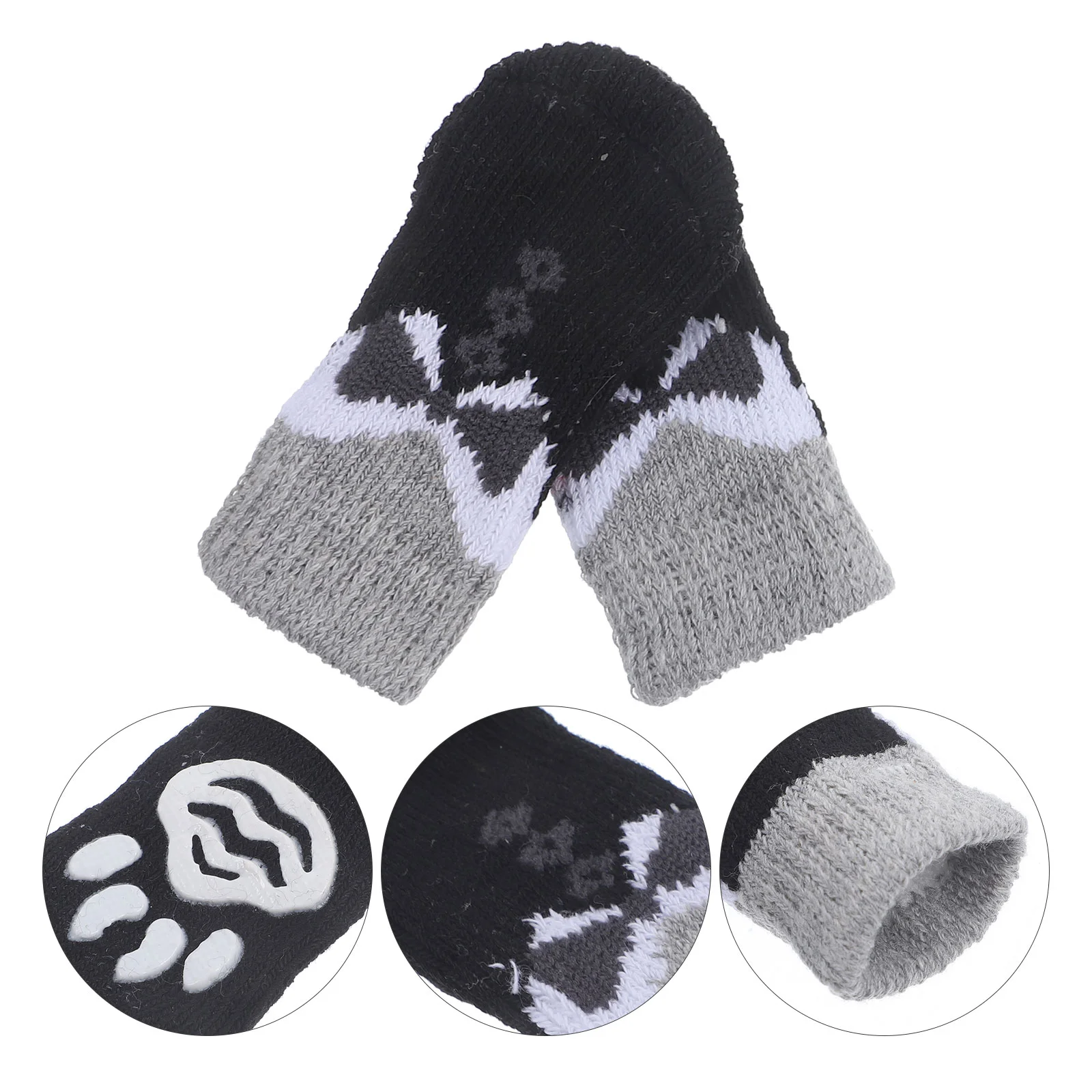 

Pet Socks Cat Boots Anti-slip Warm Footwear Dog Cats Stockings Pets Paw Protectors Supply