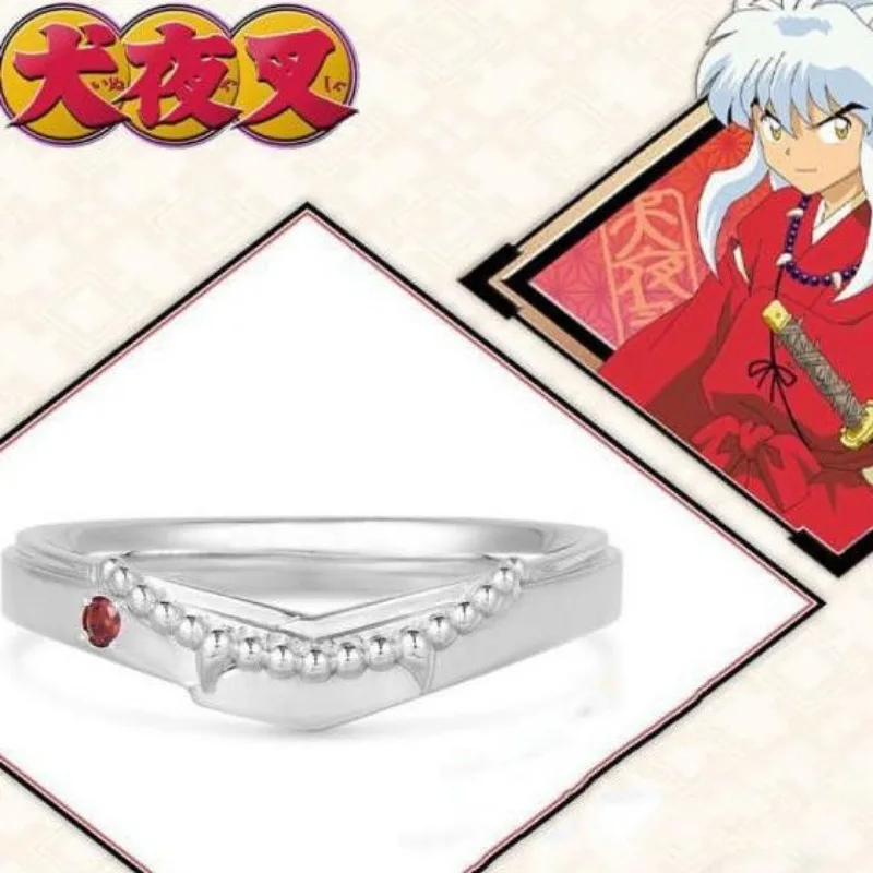 Inuyasha Sesshoumaru аниме периферийные двумерные индивидуальные креативные кольца для