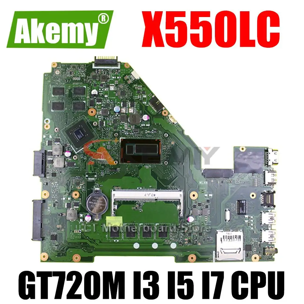 X550LC Материнская плата ноутбука GT720M I3 I5 I7 CPU 0GB 4GB RAM для ASUS A550L X550LD R510L X550L X550.