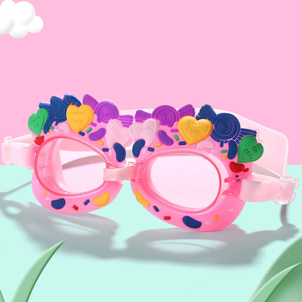 

Children Kids Swimming Goggles Waterproof Silicone Anti Fog UV Shield Cute Cartoon Fish Tail Swim Glasses Eyewear with Earplugs