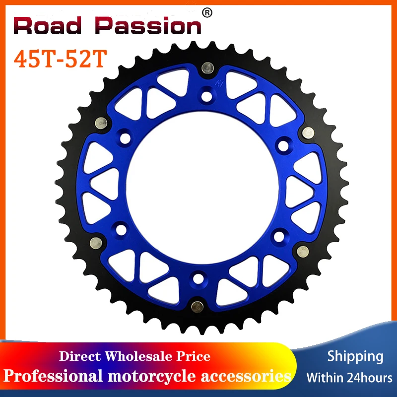 

Road Passion Motorcycle 520T 45T ~ 52T Rear Sprocket Chain Wheel For GASGAS MC125 MC 125 SM ES 700 EC EX 250 300 250F 350F 450F
