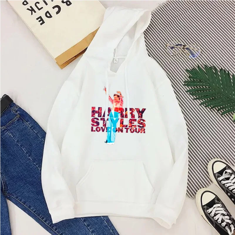 

Sweatshirts Hand's Up! Girls Pink Tops Global Music Letter Printing Sweatshirt Women Fans Love Hoodies Casual Pullovers L