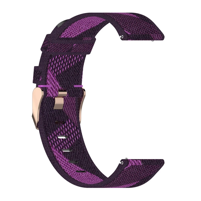 Ремешок брезентовый нейлоновый 22 мм для Fossil Gen 5 Carlyle HR Julianna ремешок Galaxy Watch 46