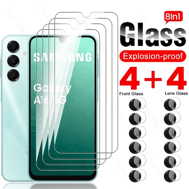 Защитное стекло 8To1 для камеры Samsung Galaxy A16 5G защитное закаленное экрана SamsungA16 Samung