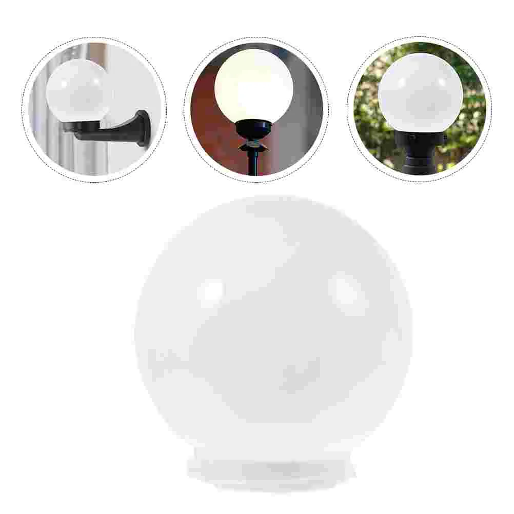 

Ball Lampshade Shades Light Cover Wall Chandelier Photosphere Outdoor Porch Acrylic Globe White Lampshades
