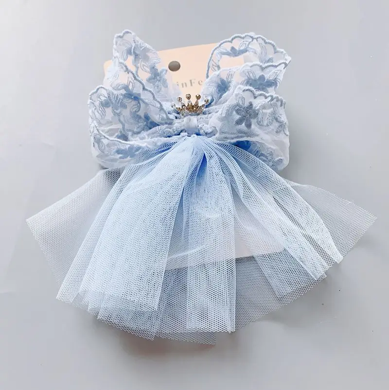 

New children's hairpin hair ornament lace wedding