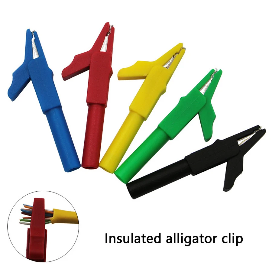 

Battery Test Clip 32A Current Alligator Clip for Banana Plug 4mm Multimeter Pen Cable Probes Crocodile Clip Automobile Probe