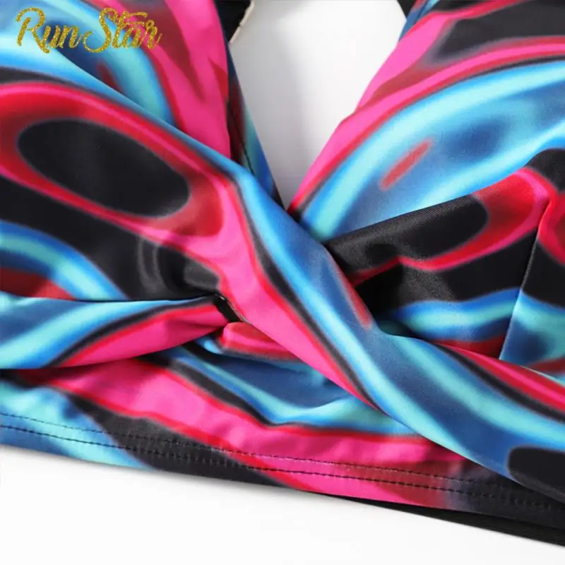 Новинка сексуальное бикини с высокой талией женский купальник пуш-ап купальный